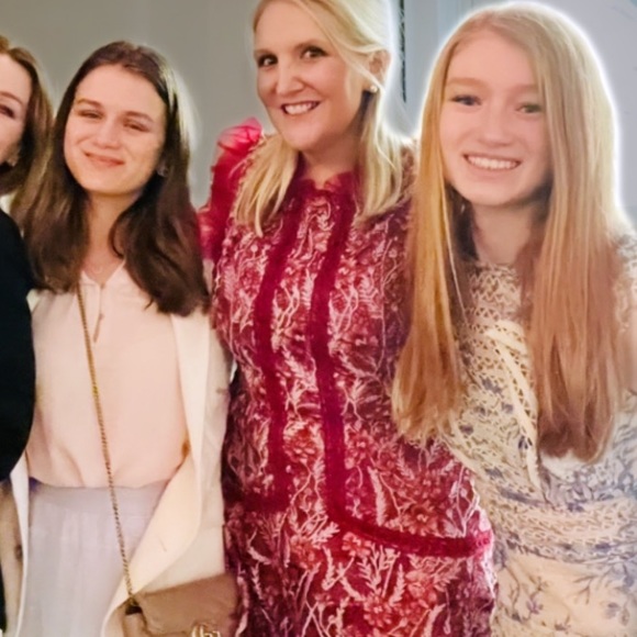 Monique Lhuillier Embroidered Mesh Cocktail Dress - Picture 15 of 15